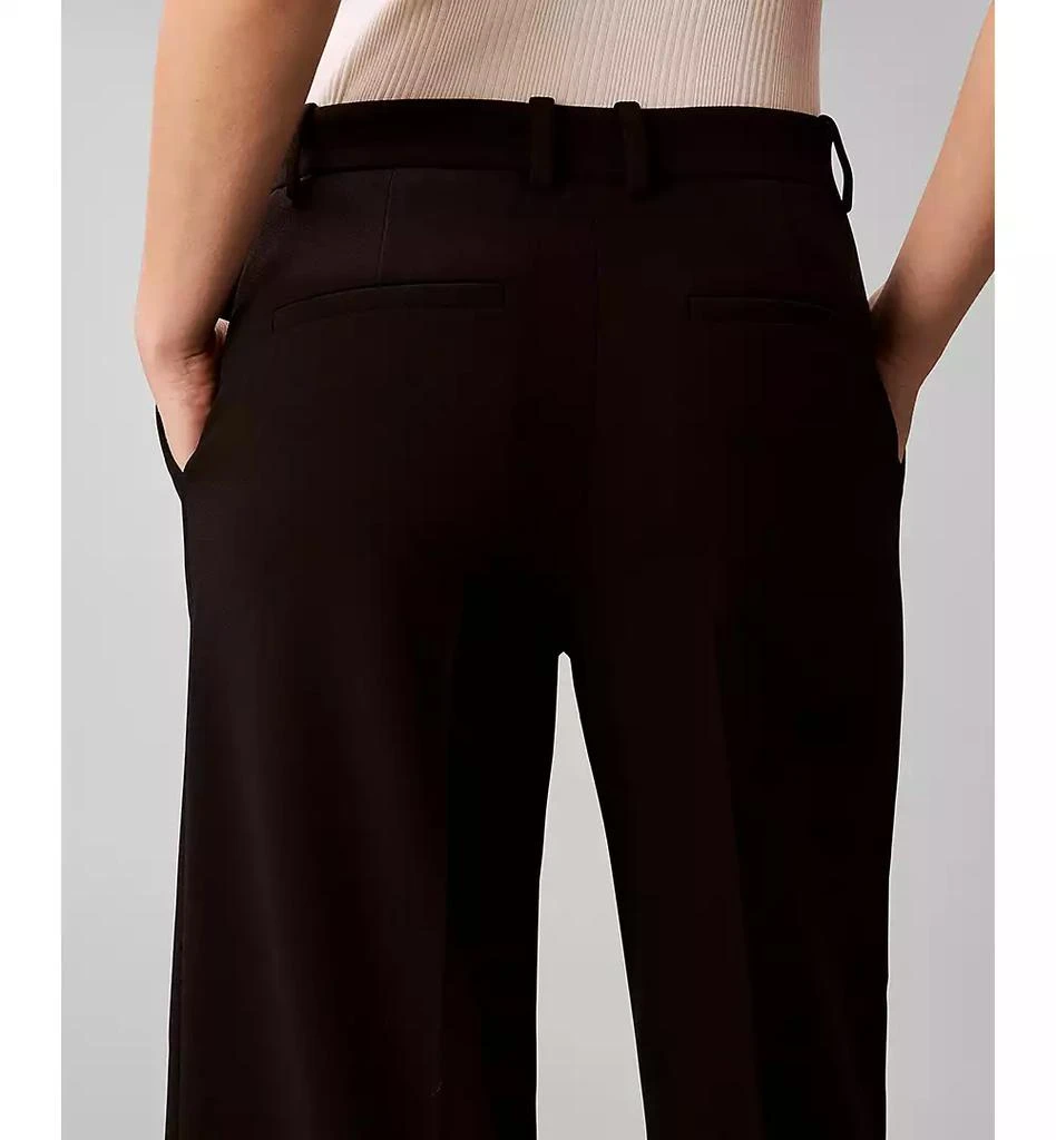 Calvin Klein Women
s High Rise Cropped Wide Leg Pants 4