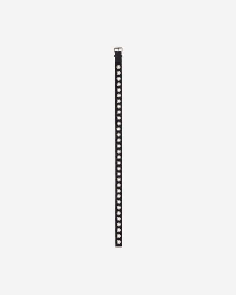 Hysteric Glamour Type Logo Eyelet Tape Belt Black 4