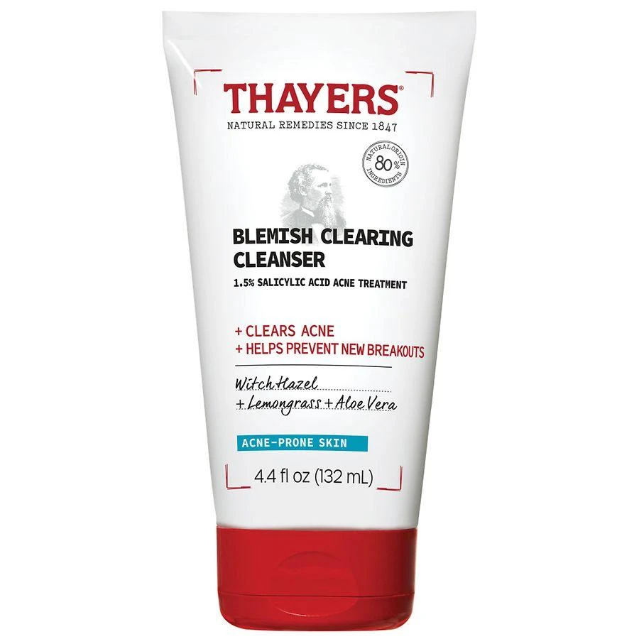 Thayers Blemish Clearing Cleanser With 1.5 Percent Salicylic Acid Fragrance Free 1