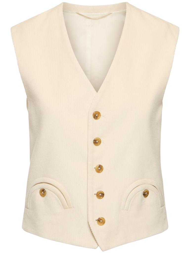 BLAZÉ MILANO Amara Feral Cotton Vest