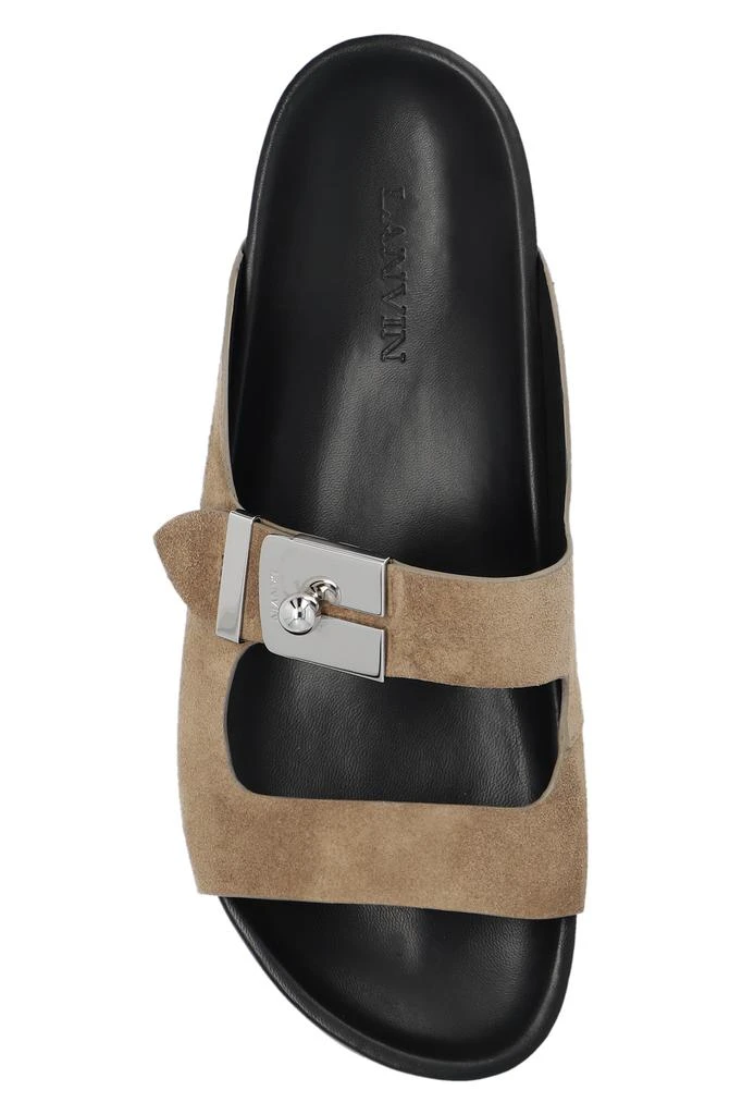 Lanvin Suede slides 6