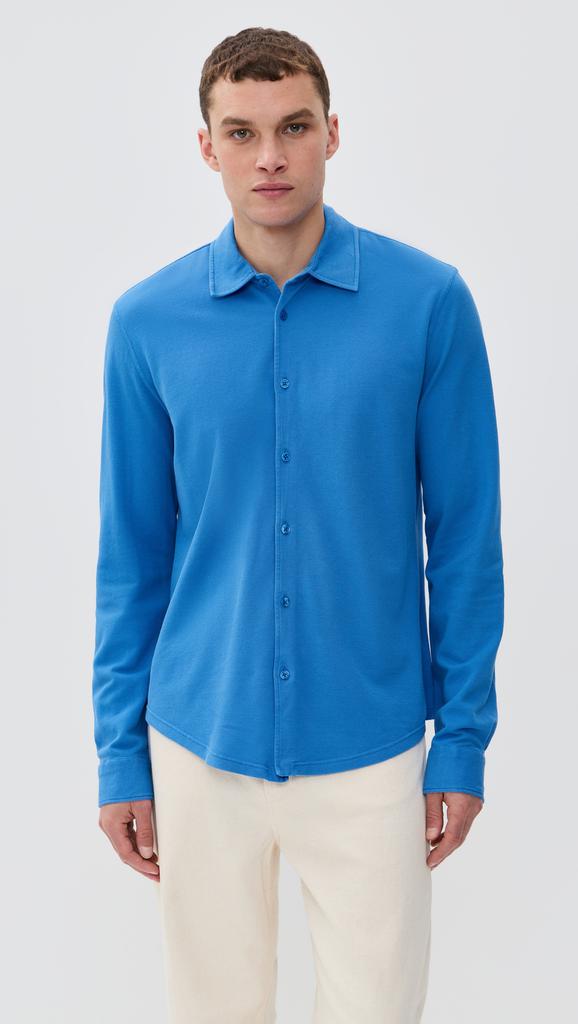 ORLEBAR BROWN Giles Pique Garment Dye Button Down