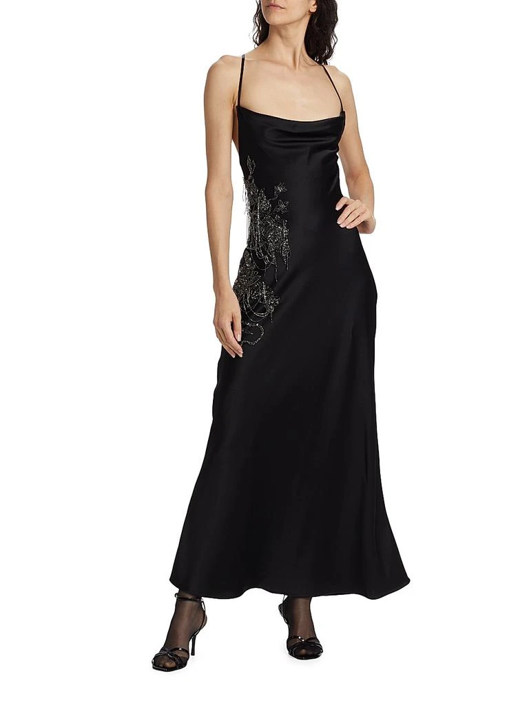 Beaded & Open-Back Satin Gown  On Sale Now with Up to 71% Off | Discover  Exclusive Deals & Savings at BeyondStyle  Authentic Jason Wu women's  apparel|premier|open-back|solid|sleeveless|dresses|black tie|lgbtq-owned or  founded|Women's|floor-length ...