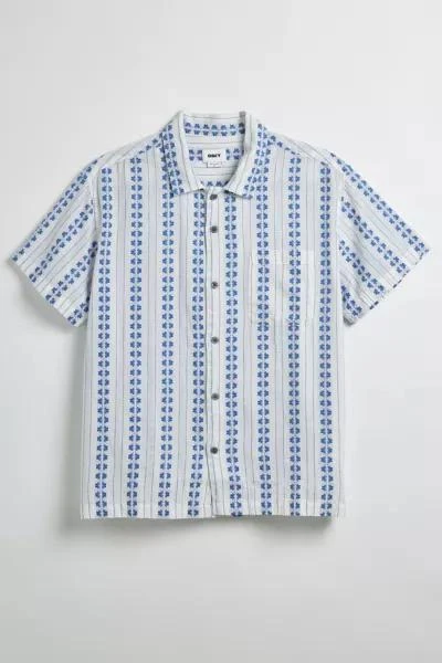 Obey OBEY Harmony Stripe Short Sleeve Button-Down Shirt 2