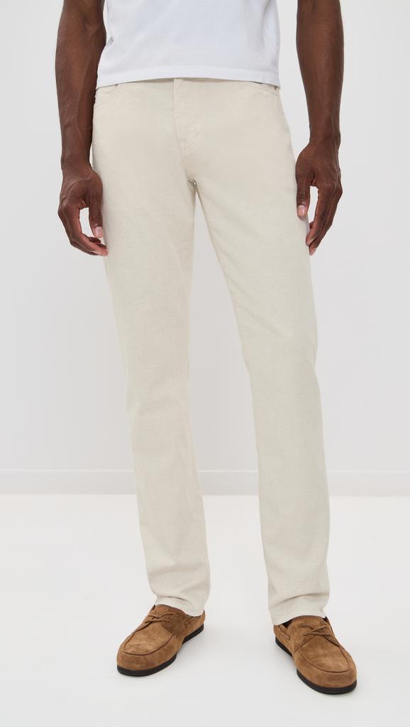 AG Everett Slim Straight Linen Pants 34”