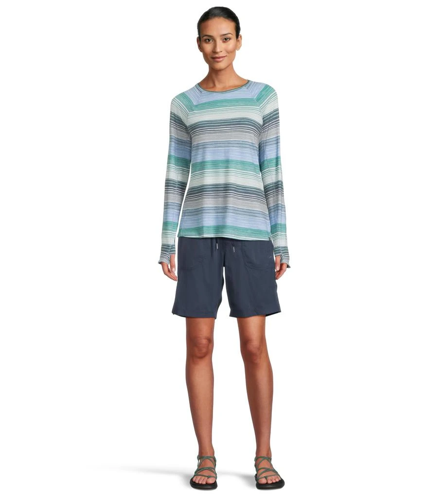L.L.BEAN Everyday SunSmart® Crew Neck Long-Sleeve Stripe Tee 6