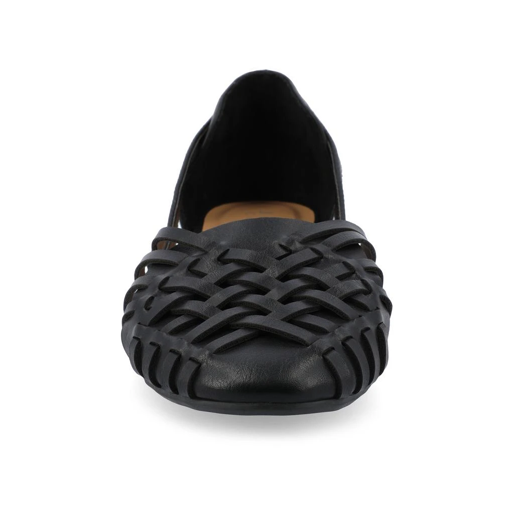 Journee Collection Journee Women's Ekko Medium and Wide Width Flat Sandals 6