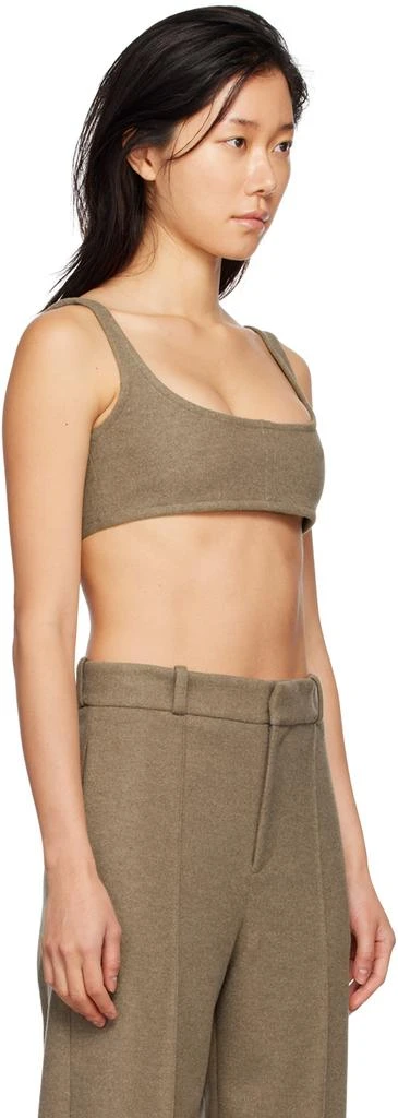 Yuzefi Taupe Scoop Tank Top 2