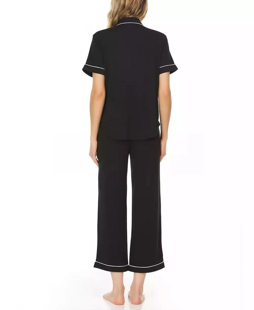 Flora Nikrooz Women's Annie Notch Top and Capri Pajama Set 3