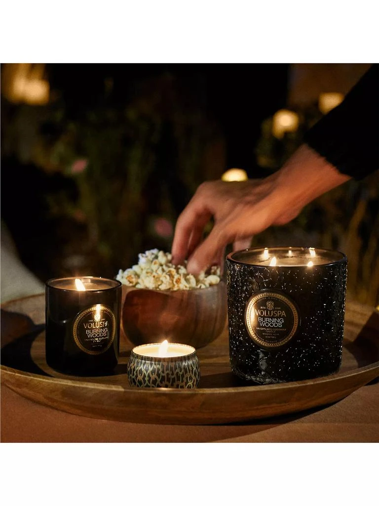 Voluspa Burning Woods Luxe Candle 6