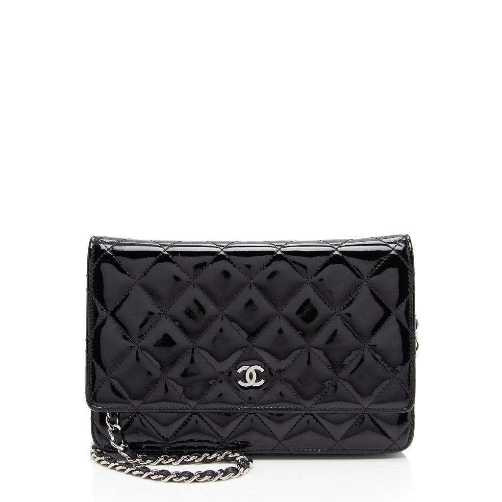 Chanel Patent Leather Classic Wallet on Chain 1