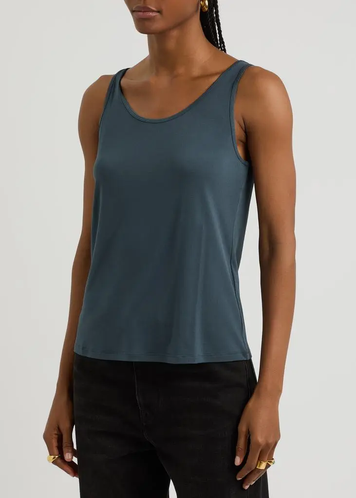 Eileen Fisher Silk-jersey tank  2