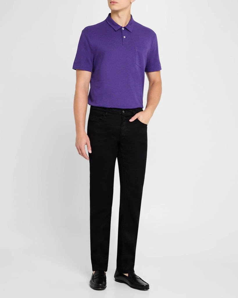 Ralph Lauren Men's Linen-Cotton Pique Polo Shirt 2
