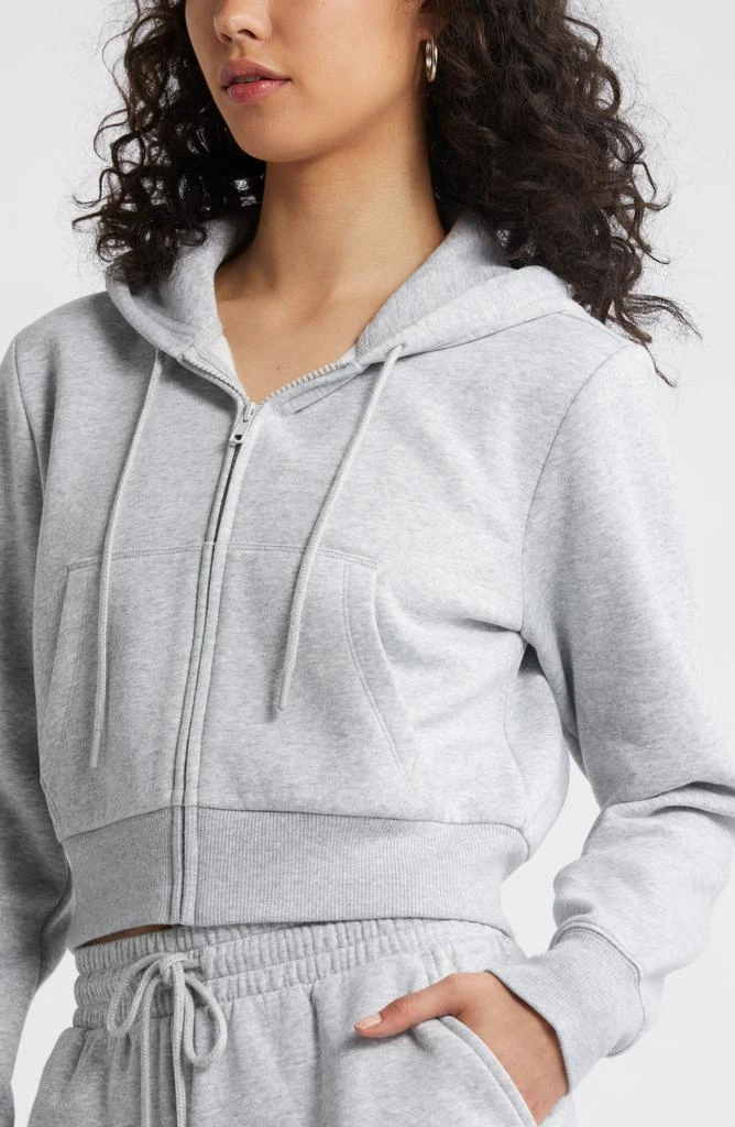 BP. Crop Zip Fleece Hoodie 5