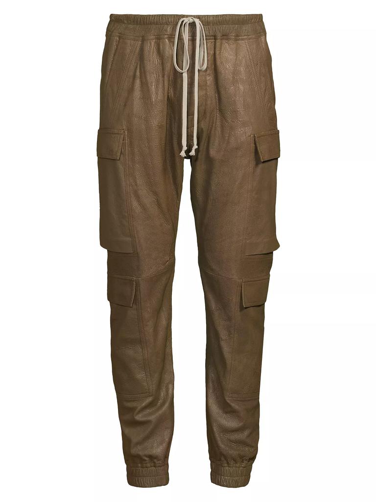 Rick Owens Drawstring Leather Pants BEAN 50-34 - Pants