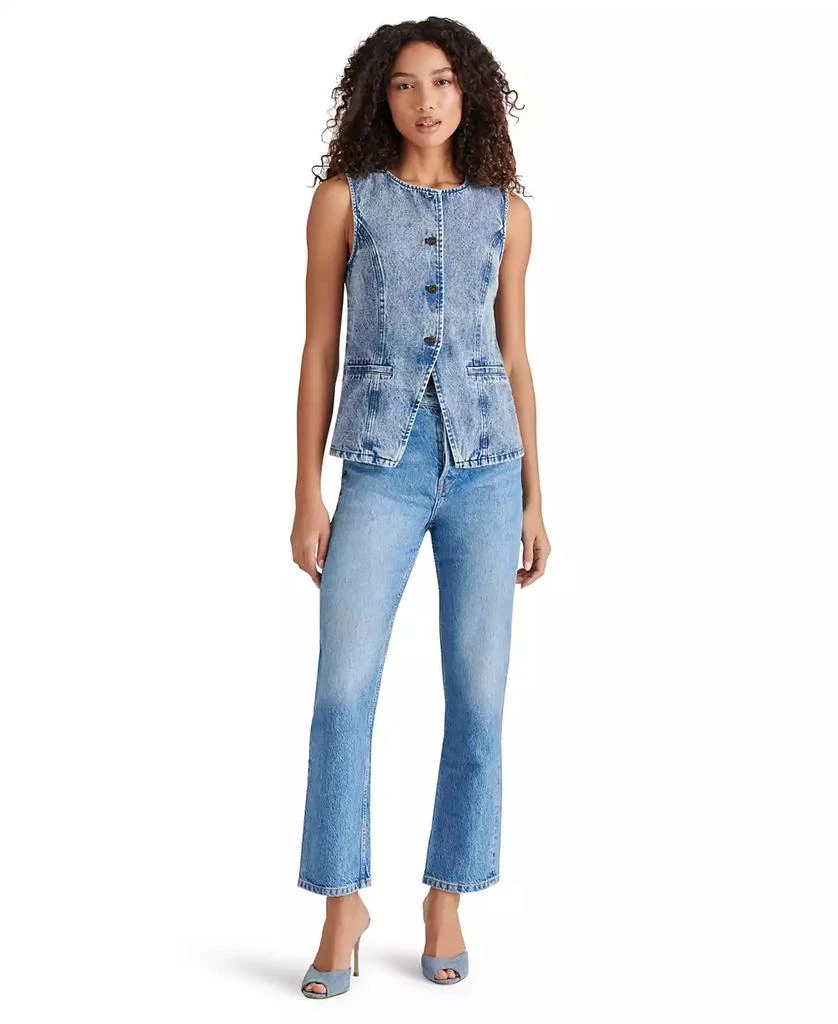 Steve Madden Women's Wesley Denim Vest 4
