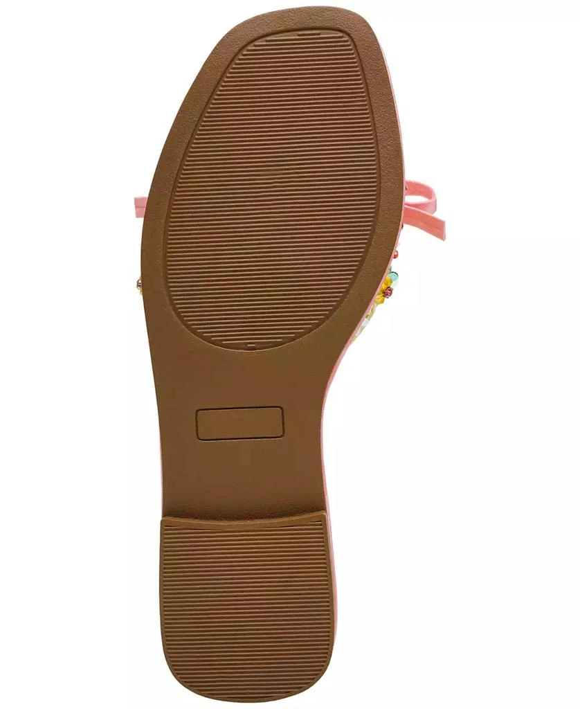 Betsey Johnson Women's Teasee Floral Slide Sandals 5