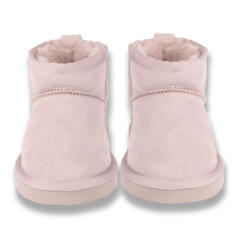 Lelli Kelly Mini boots with fleece lining in soft blush pink