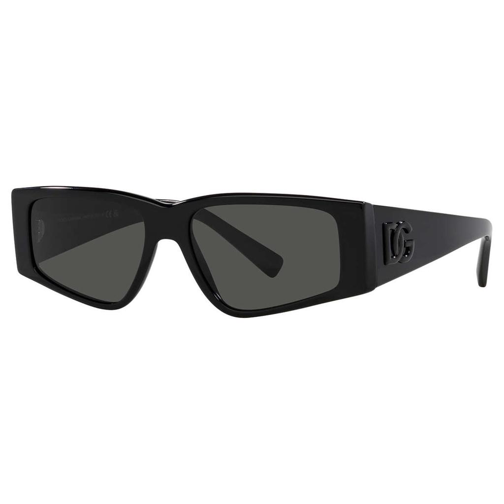 Dolce & Gabbana Dolce & Gabbana Men's Black Rectangular Sunglasses