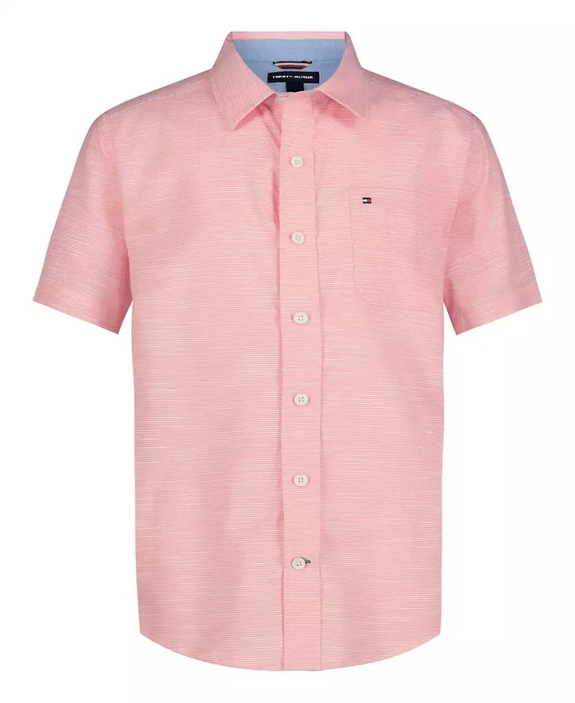 Tommy Hilfiger Big Boys Tommy Texture Shirt 1
