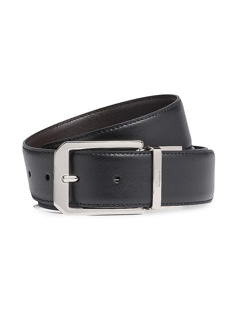 Zegna Reversible Leather Belt 1