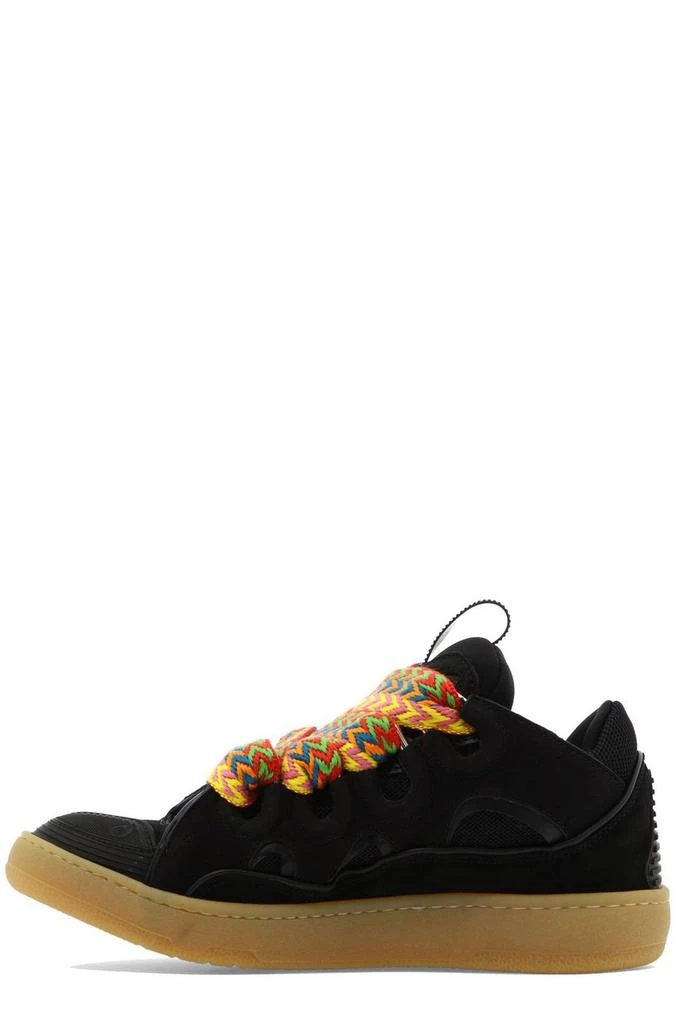 Lanvin Lanvin Curb Panelled Lace-Up Sneakers 2