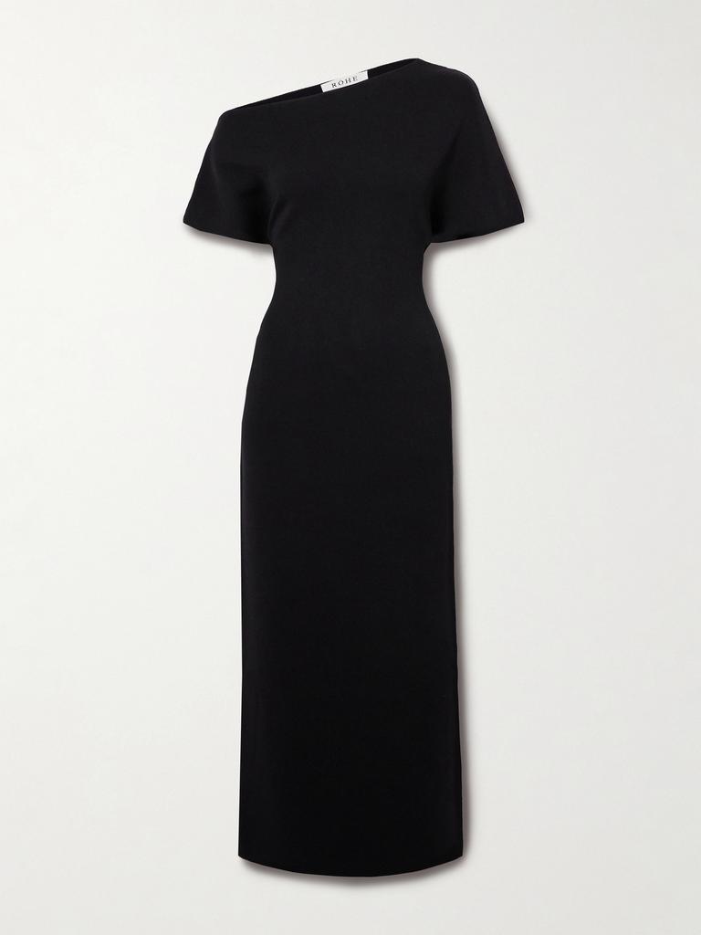 GUCCI★素敵！BLACK WOOL SABLE LACE MIDI DRESS 808796_ZAR2L_1000_003_100_0000