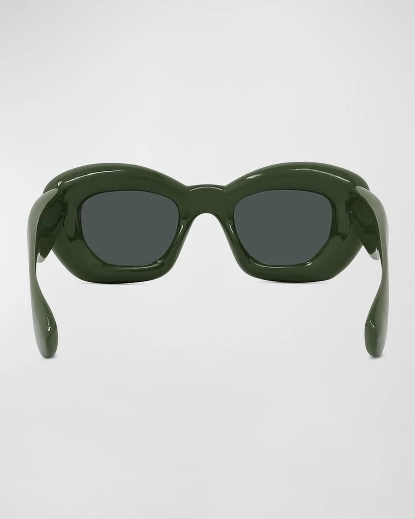 Loewe Inflated Green Acetate Butterfly Sunglasses 5