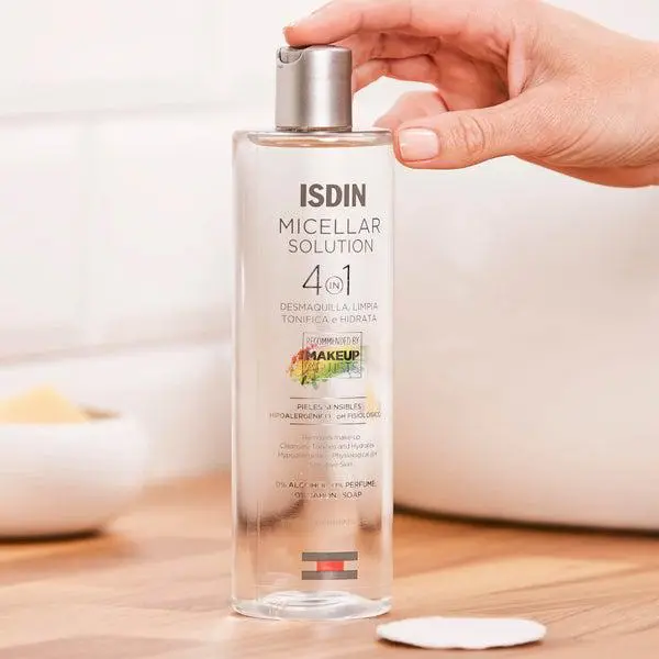 ISDIN ISDIN Micellar Solution 4-in-1 Makeup Remover Micellar Cleansing Water 13.5 oz 12