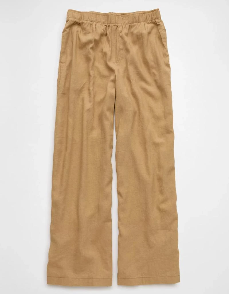 AE AE Weekend Vibes Linen-Blend Pull-On Pant 3