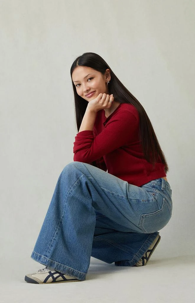 PacSun Sloane Low Rise Ultra Baggy Jeans Medium Blue 5