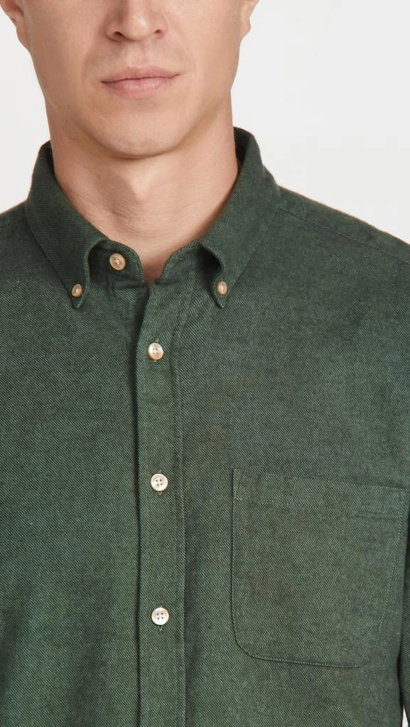 Portuguese Flannel Teca Brushed Flannel Button Down Shirt 5