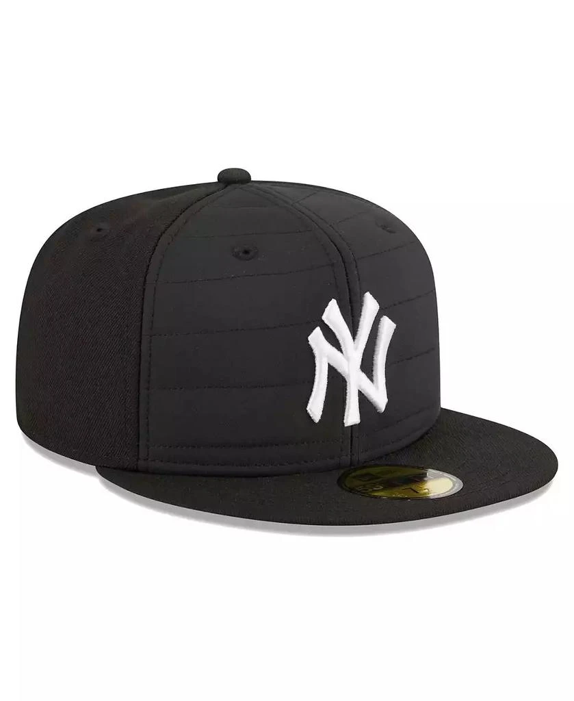 New Era Men's Black New York Yankees Quilt 59FIFTY Fitted Hat 4