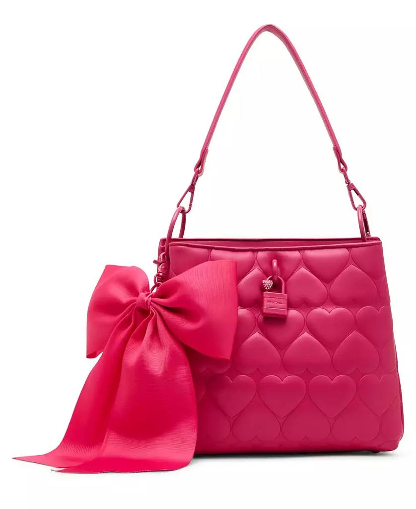 Betsey Johnson Always Heart-Core Small Bucket Bag 1