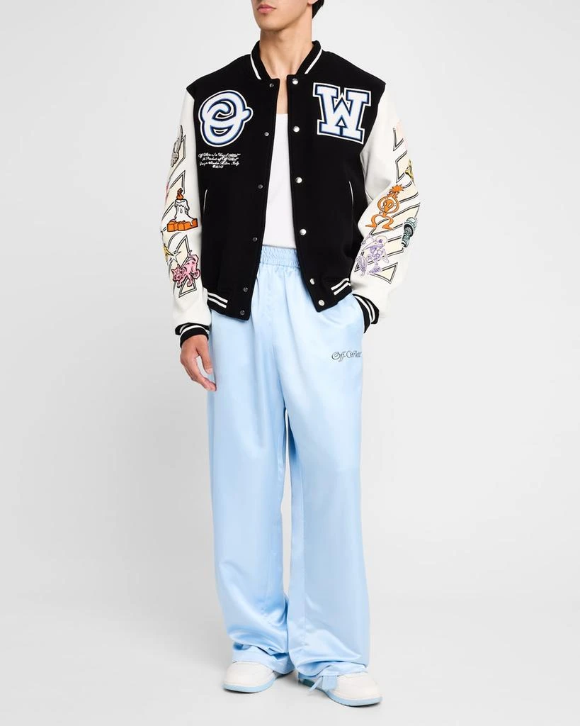 Off-White Men's Satin Jogger Track Pants 2