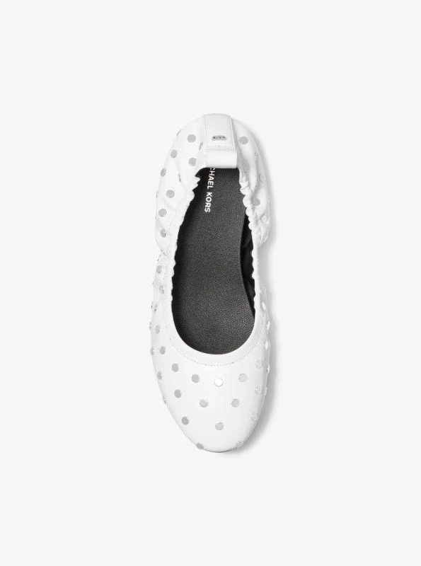 Michael Kors Amy Studded Leather Ballet Flat 4