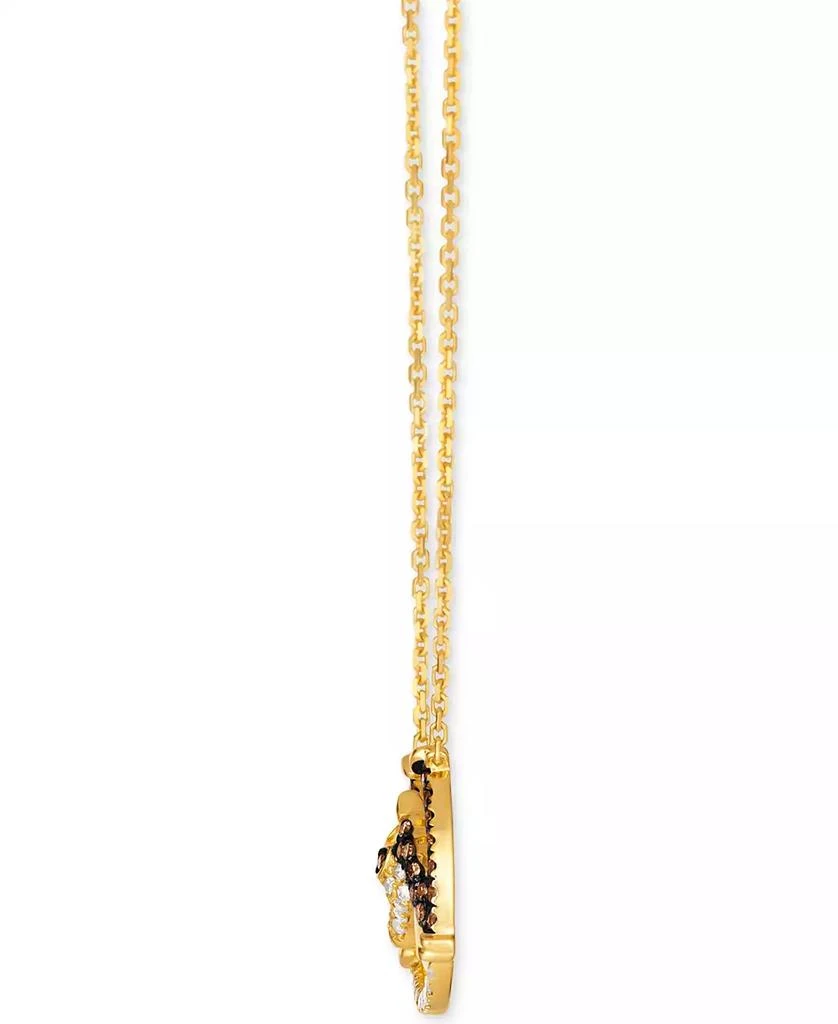 Le Vian Chocolate 
Nude Diamond Horseshoe 19" Pendant Necklace (1/3 ct. t.w.) in 14k Gold 2