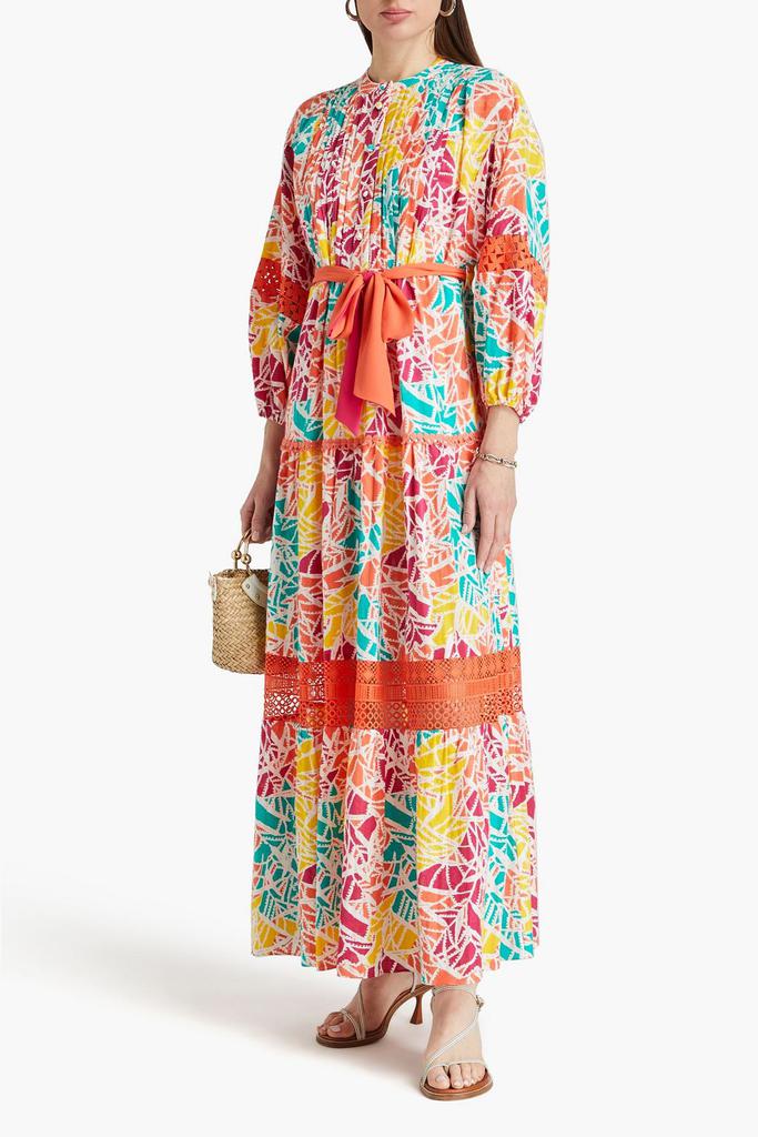 Diane von Furstenberg Tessa printed cotton-jacquard maxi dress
