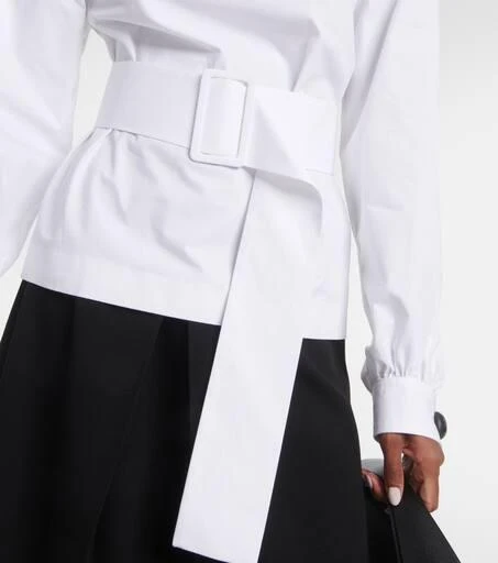 Tod's Belted cotton poplin shirt 6