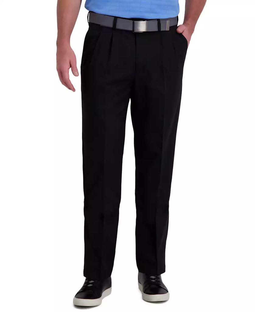 Haggar Cool Right Performance Flex Classic Fit Pleat Front Pant