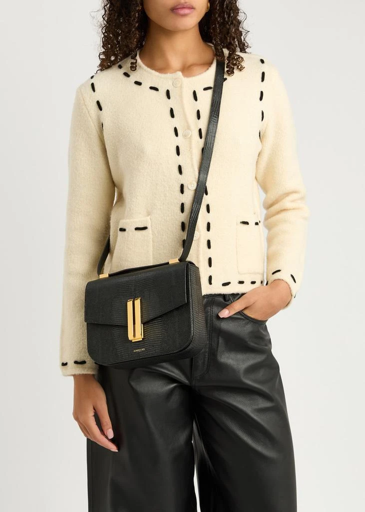 Demellier Vancouver crocodile-effect leather cross-body bag 5