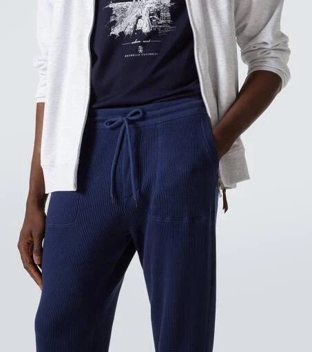 Brunello Cucinelli Cotton jersey sweatpants 5