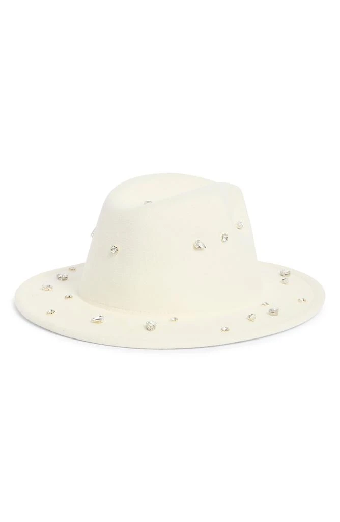 BCBG Rhinestone Panama Hat 2