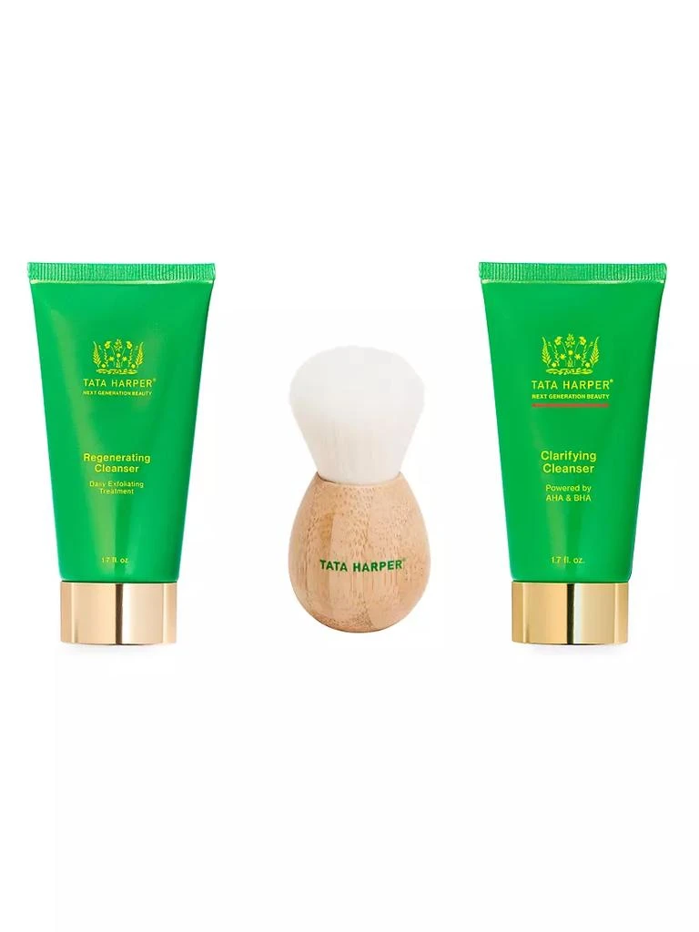 Tata Harper Deep Clean 3-Piece Skincare Set
