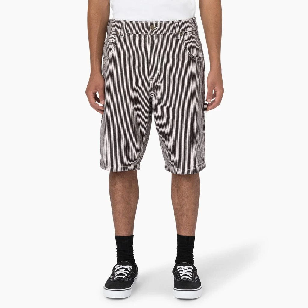 DICKIES Hickory Stripe Carpenter Shorts, 11" 4