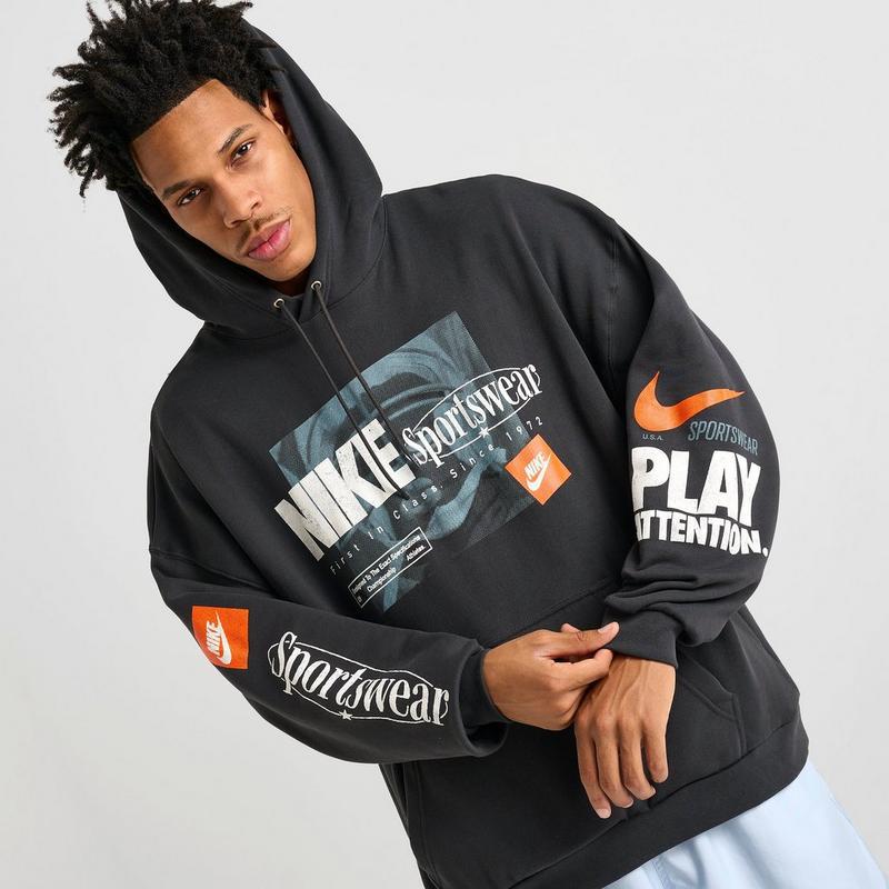 Men's Nike Club Oversized French Terry Pullover Hoodie – On
