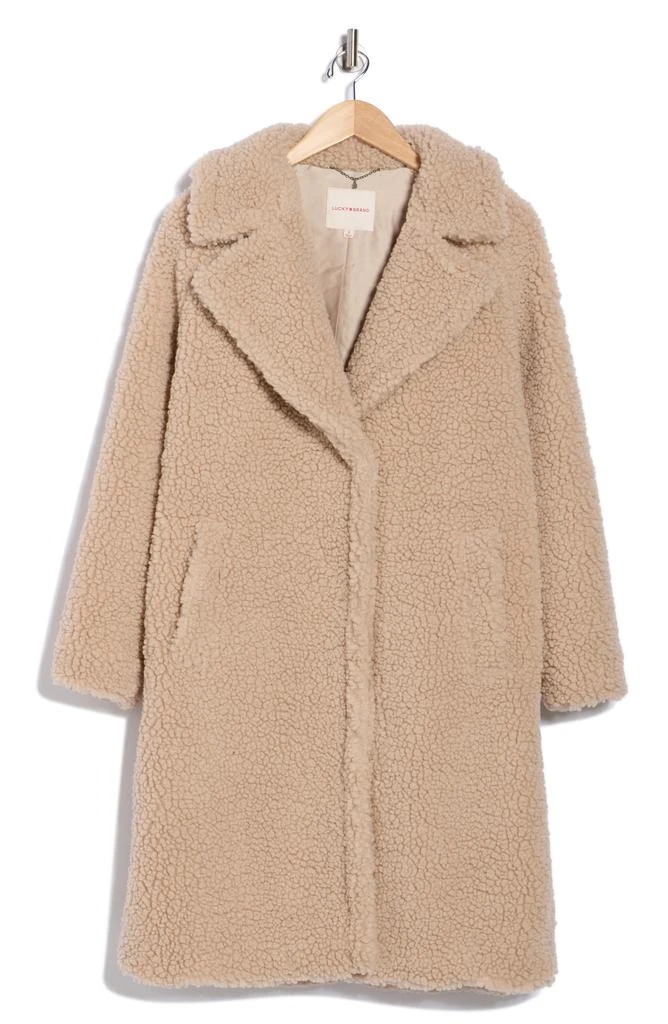 Lucky Brand Missy Faux Shearling Coat 4