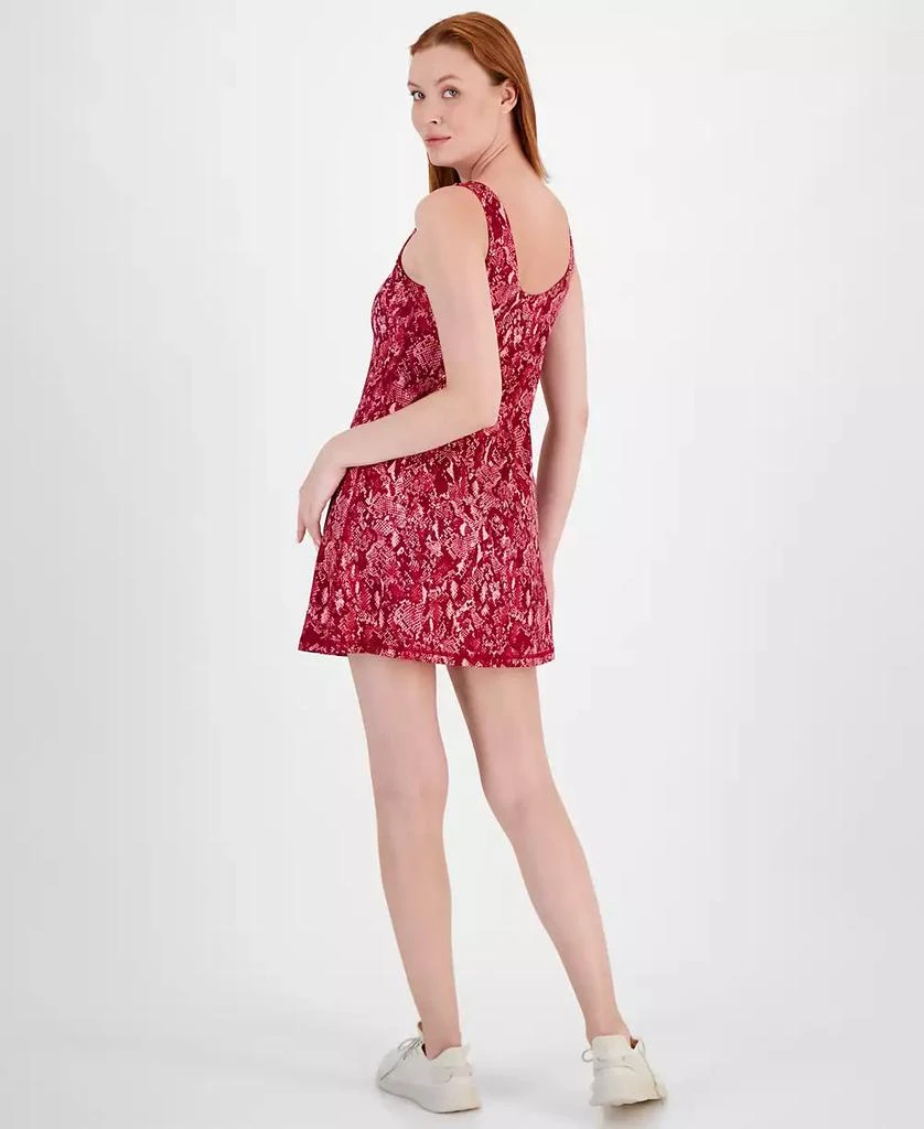 ID Ideology Women's Snakeskin-Print Performance Dress, Created for Macy's 2
