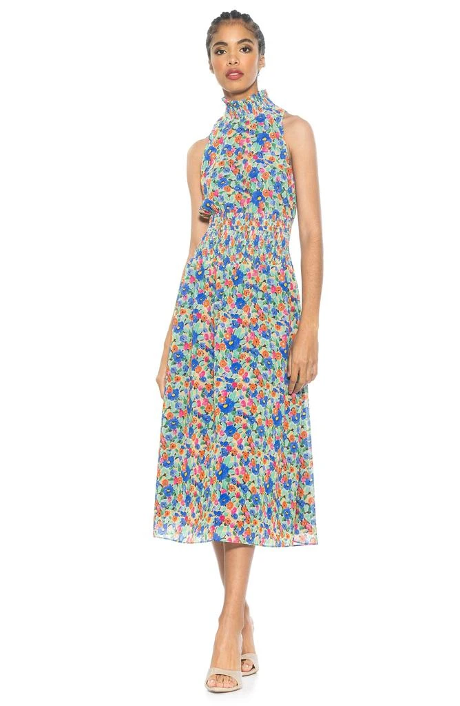 ALEXIA ADMOR Landry Sleeveless Fit & Flare Midi Dress 4