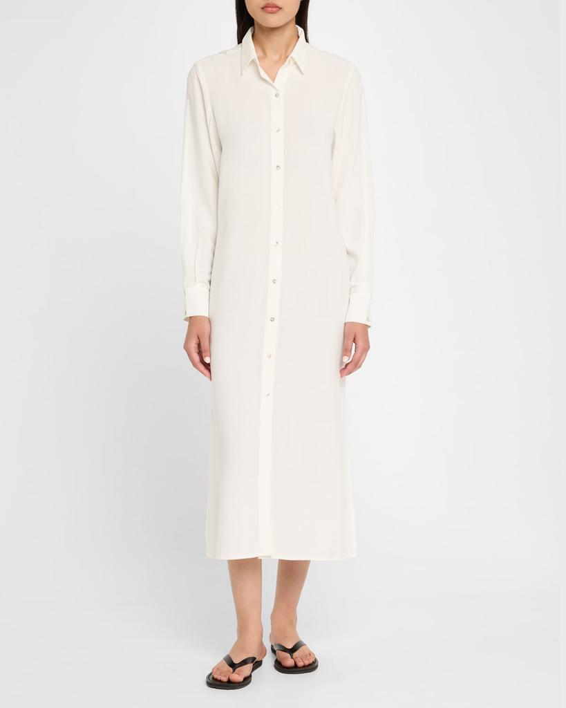 LENNY NIEMEYER Side-Slit Midi Shirtdress